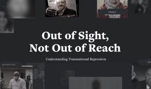 Transnational Repression twitter card out of sight not out of reach
